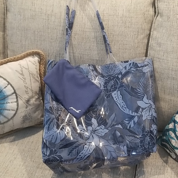 PINK Victoria's Secret Bags Large Victoria Secret Pink Beach Bag